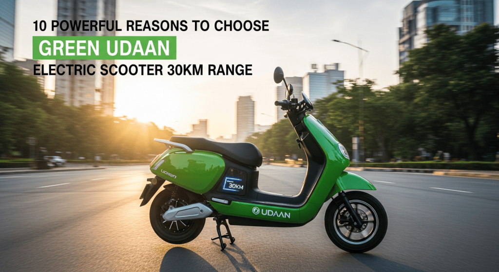 Green Udaan Electric Scooter 30KM